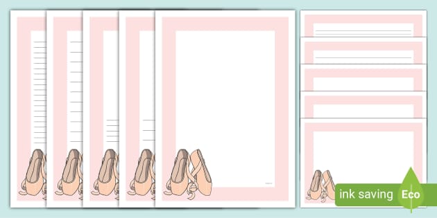 Ballet Page Border | Page Borders | Twinkl (Lehrer gemacht)