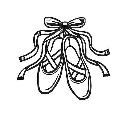 ballet shoes clip art 2024