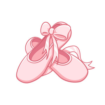 ballet shoes clipart