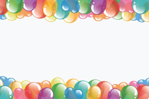 Balloon Border-Vektoren und -Illustrationen zum kostenlosen ...