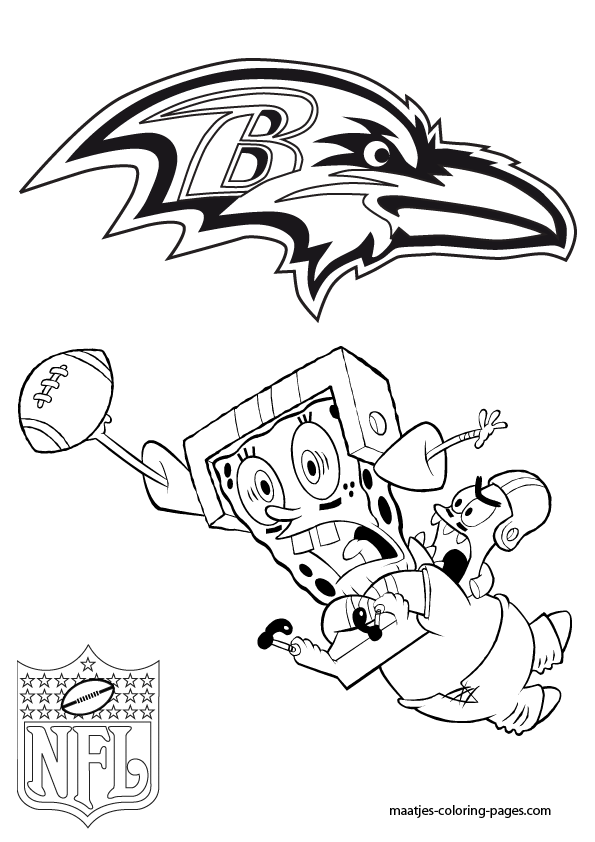 baltimore ravens coloring pages