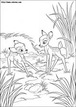 bambi coloring page