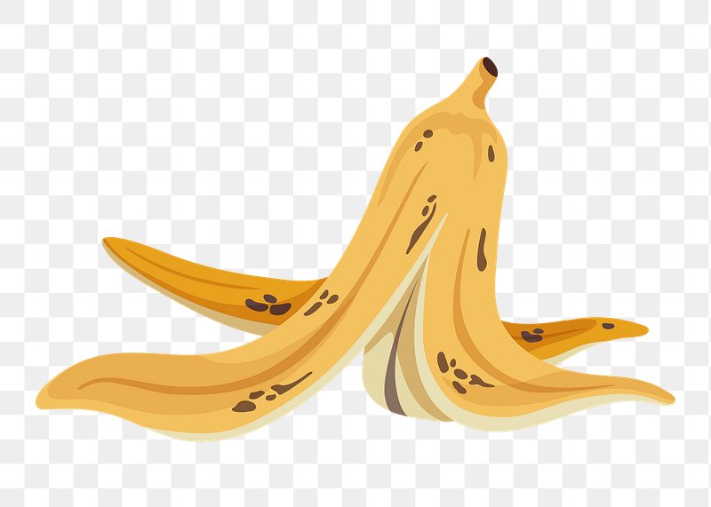 banana peel cliparts