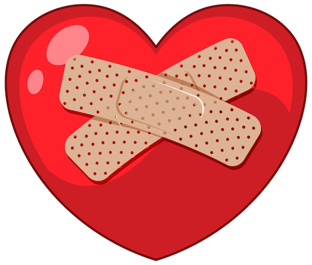 Bandaid Heart Vectors &amp; Illustrations for Free Download | clipart library