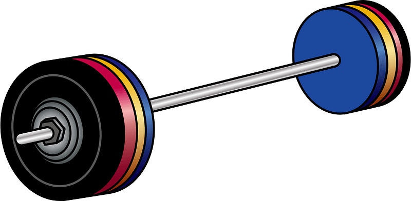 barbell clipart