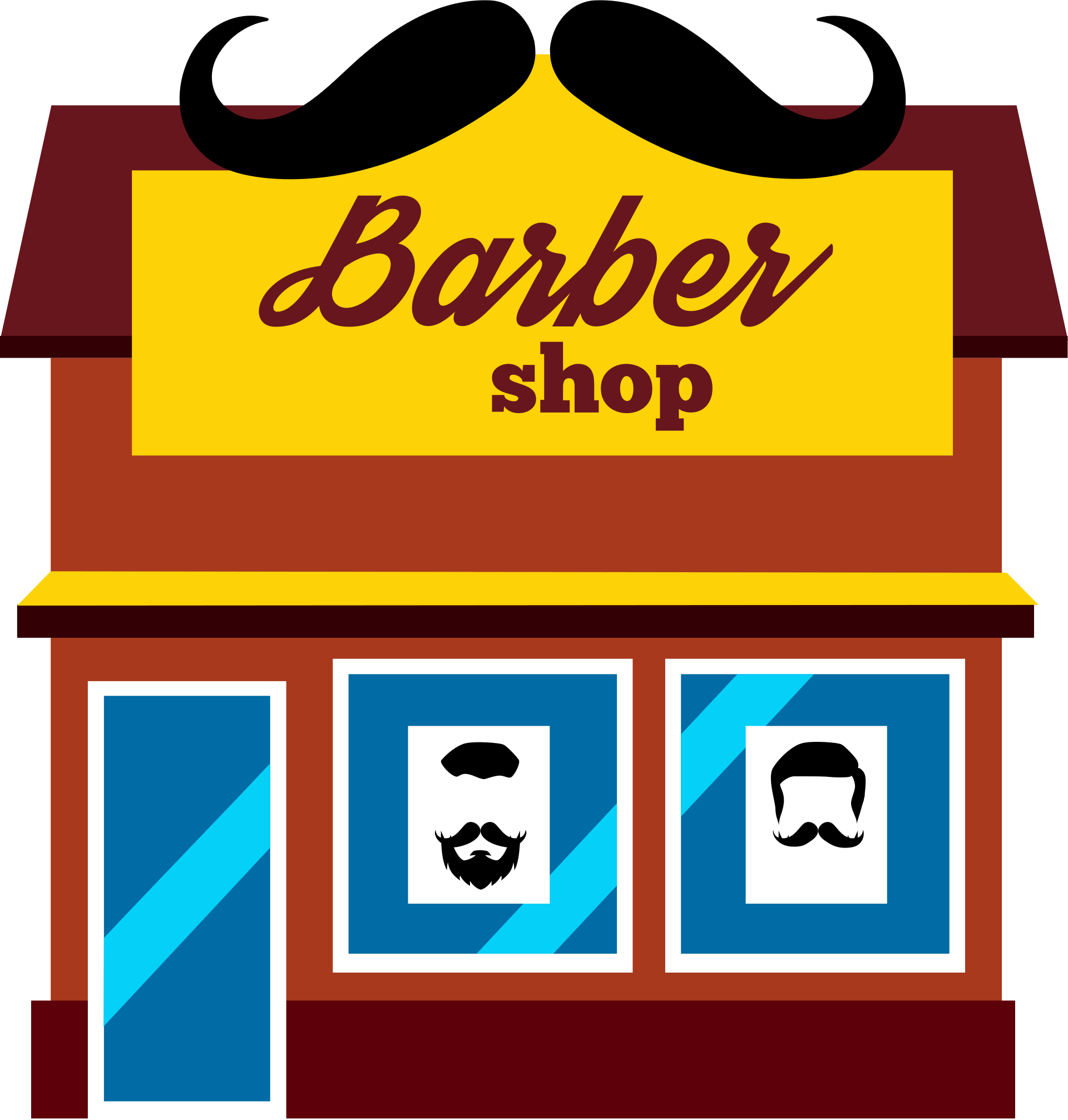 Barber shop - Free vector clipart images on clipart library.com