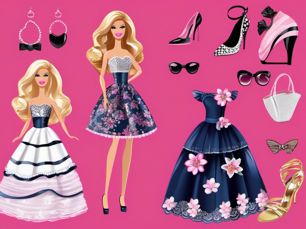 barbie dress cliparts