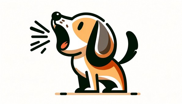 barking dog clipart