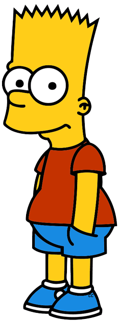 bart simpson clipart