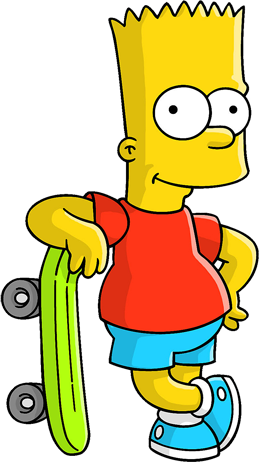bart simpson clipart