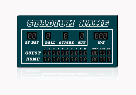 baseball billboard cliparts