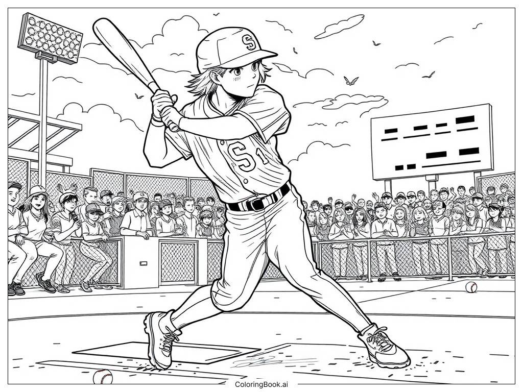 Enjoy the Excitement of MLB with - Baseball Coloring Pages Mlb 1 