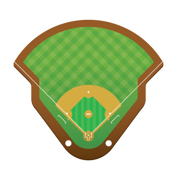 baseball field clipart