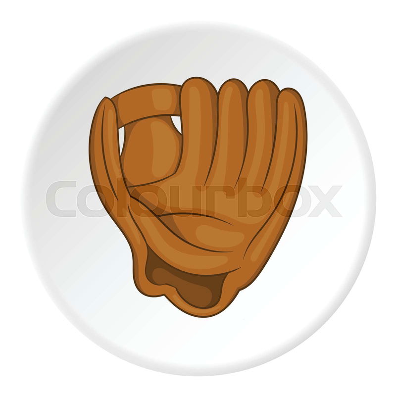 baseball glove cartoon
