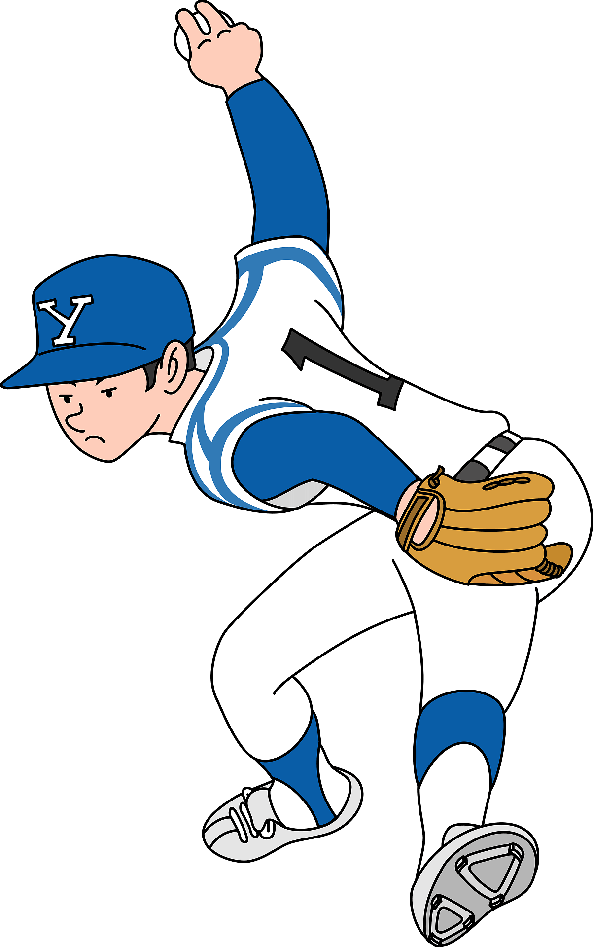 baseball pitcher clipart