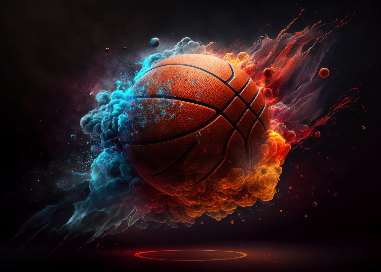 Kunstdruck Basketball | Poster, Wandbilder und Tapeten | Europosters