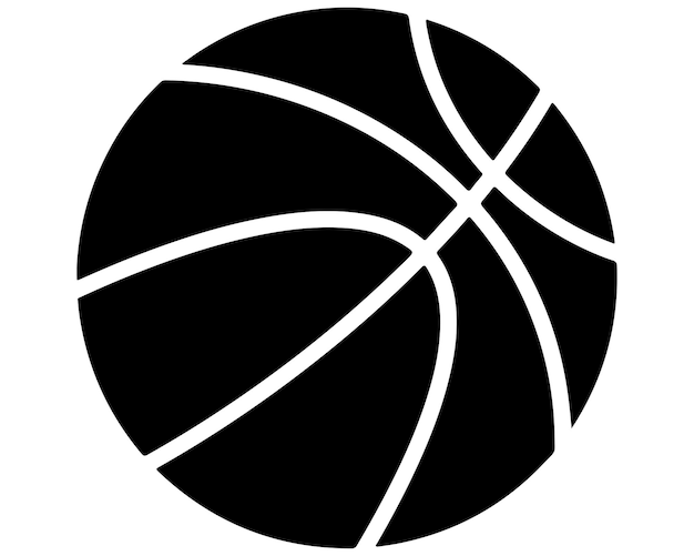 Basketball-Silhouette | Premium Vektor