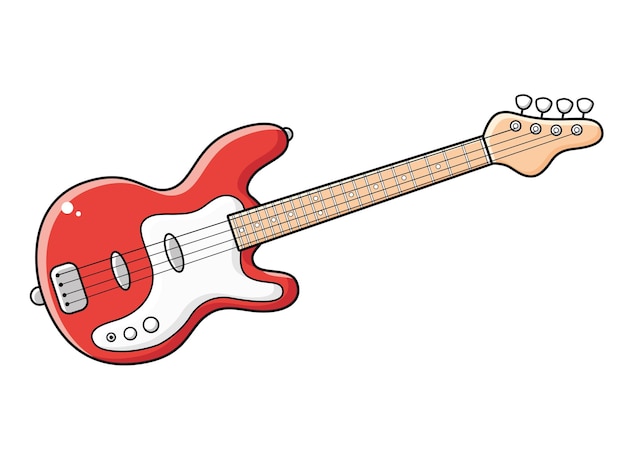 bass guitar clipart