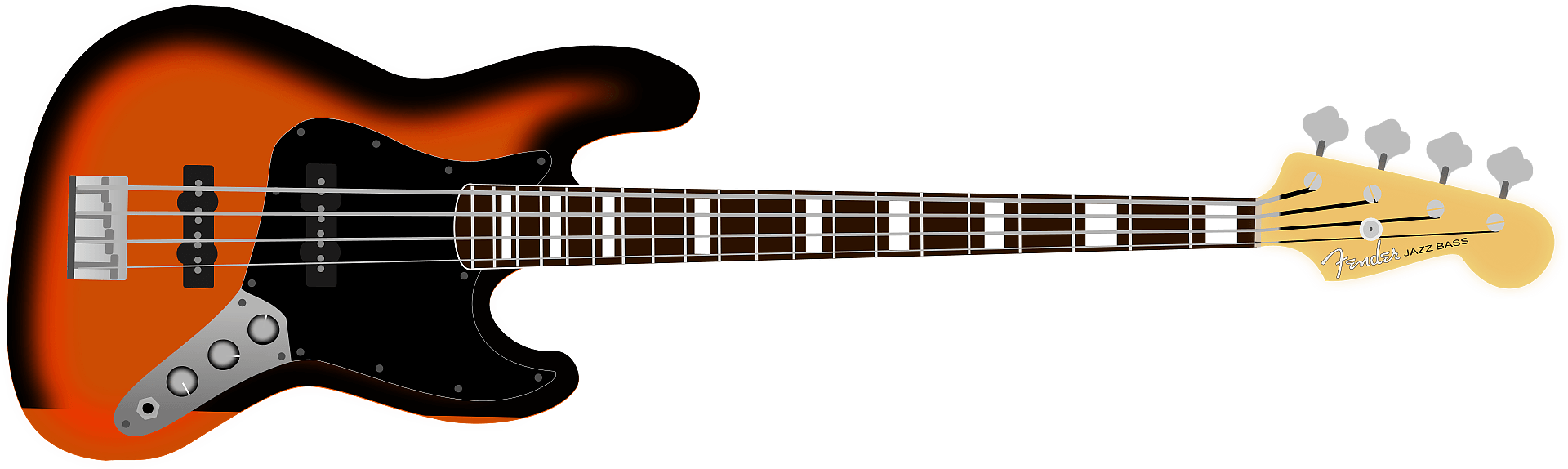 bass guitar clipart