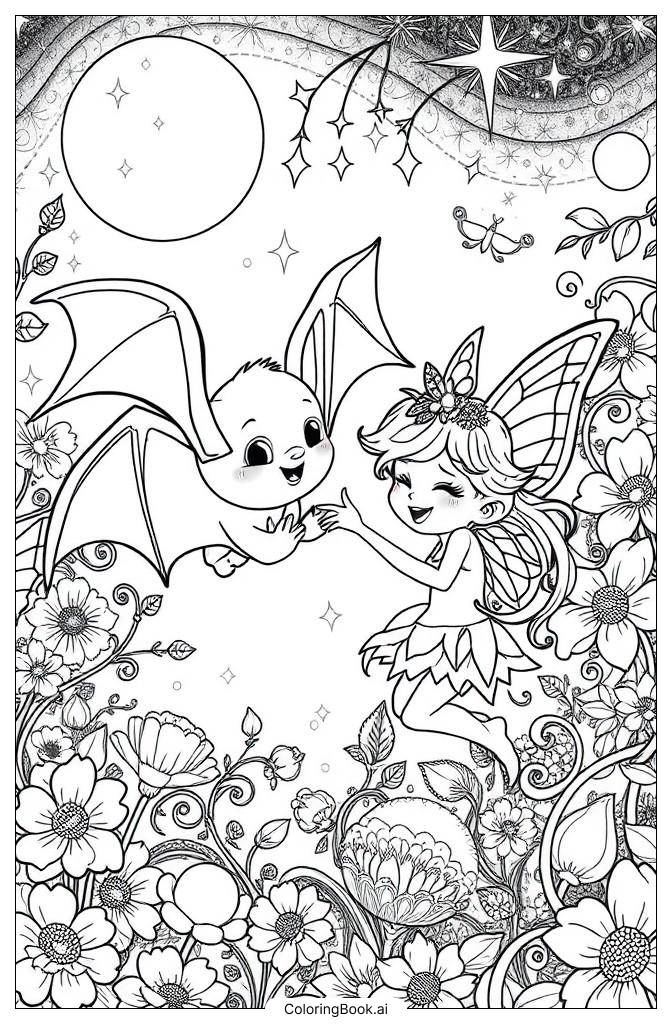 bat color pages