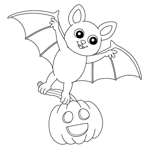 Halloween Bat Coloring Pages Images - Free Download on clipart library