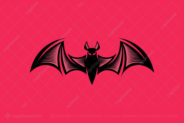Black Bat Logo
