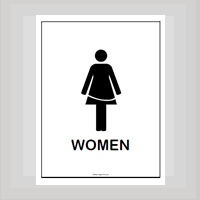 bathroom signs printable
