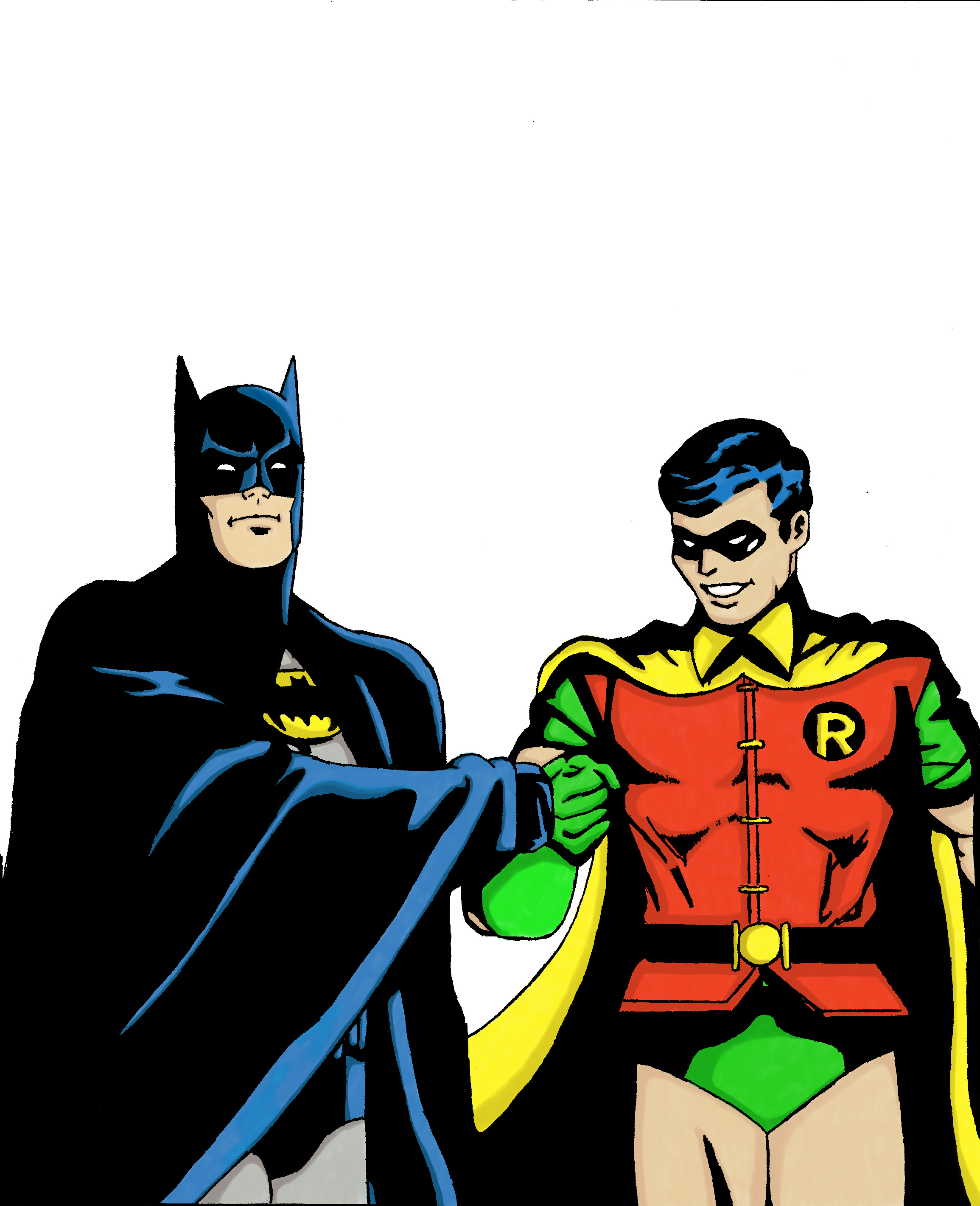 batman and robin clipart