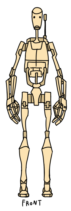 B1 Battle Droid (Concept Art) by SFMCitizen on DeviantArt