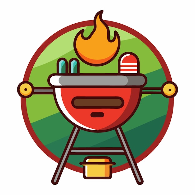 Bbq clipart collection vibrant summer grilling 2024 | Premium AI ...