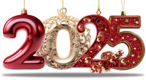 2024 Christmas Ornament Clipart for Presentations and More!
