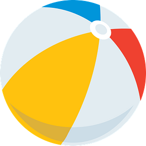 beach ball clipart