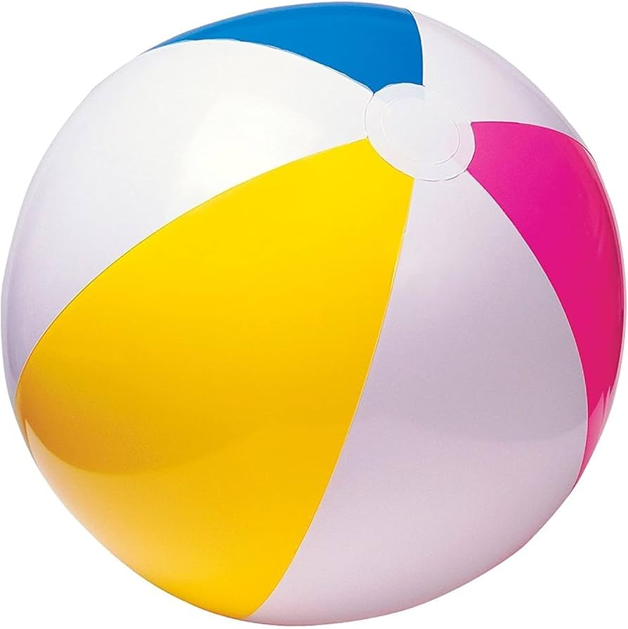 Intex Glossy Panel Ball - inflatable beach ball - Ø 61 cm: Amazon.de: Toys