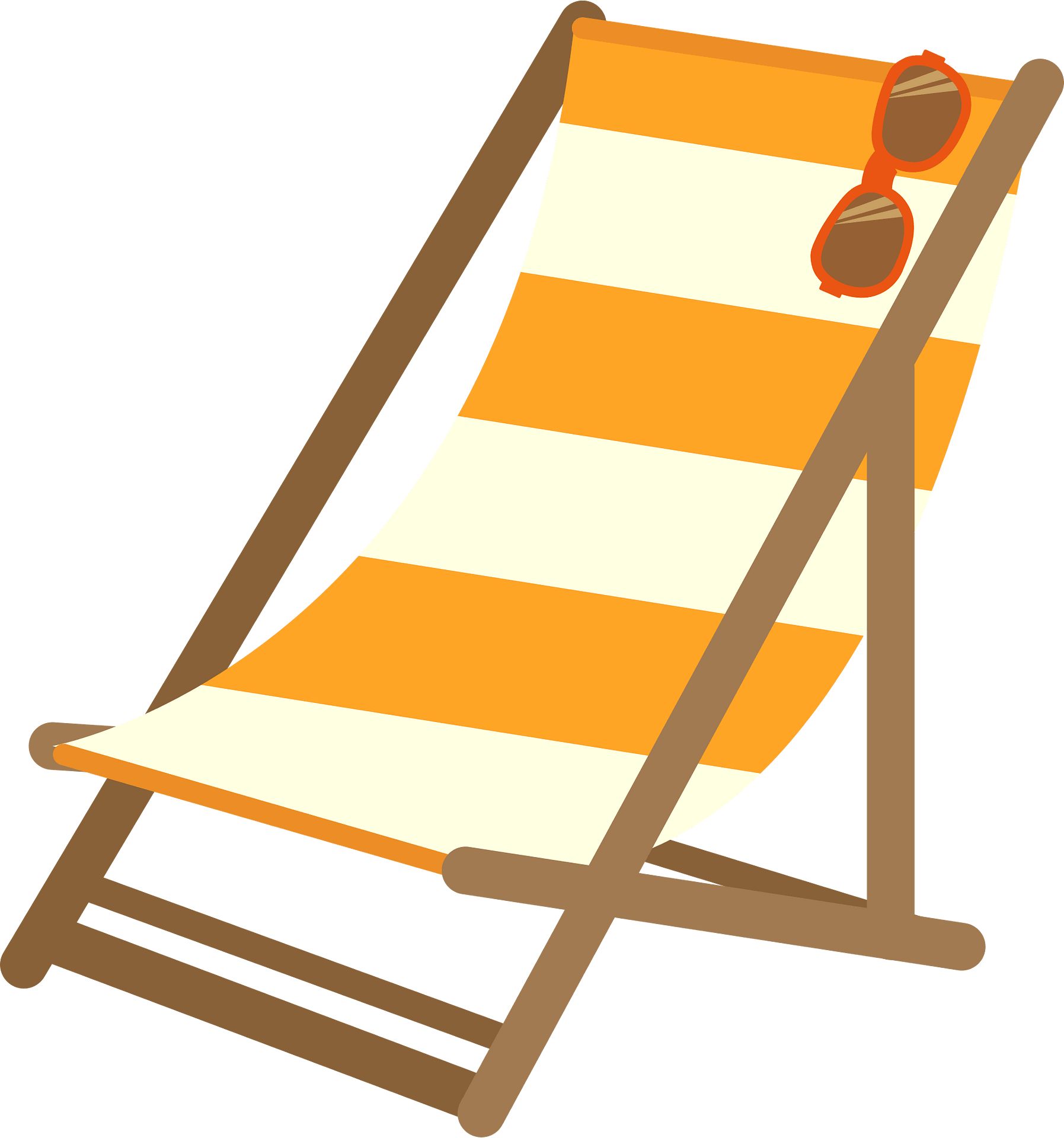 beach chair clipart 2024