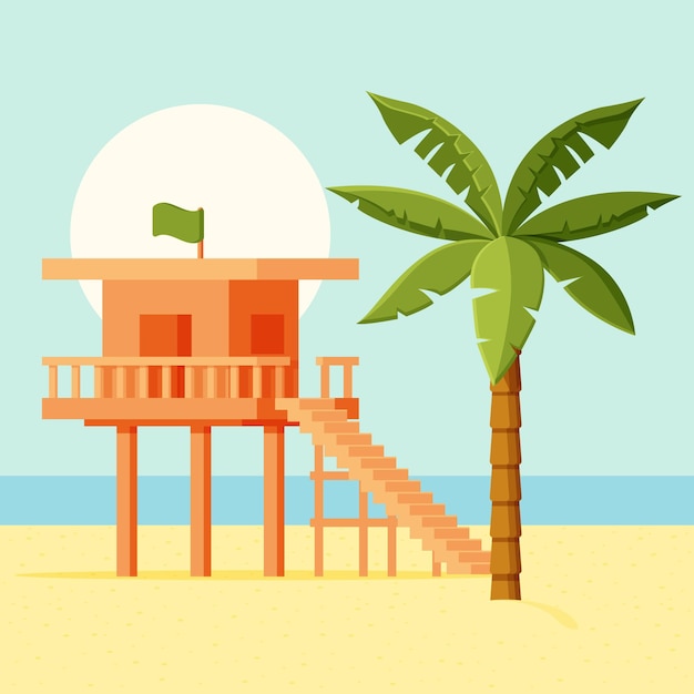 beach homes cliparts 2024