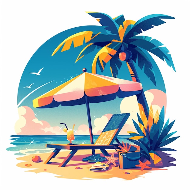beach party clipart 2024