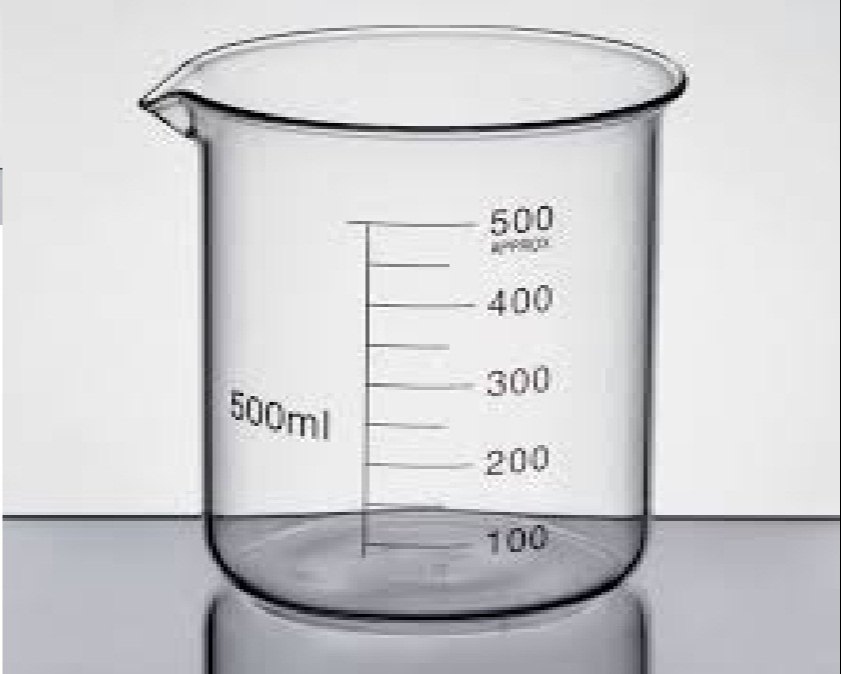 Mvtex Heavy-Wall Glass Boroscillate Beaker, Size: Small Medium And ...