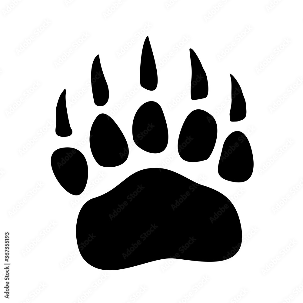 bear footprint