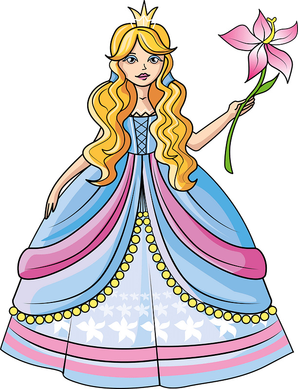 Beautiful Princess - Free vector clipart images on clipart library.com