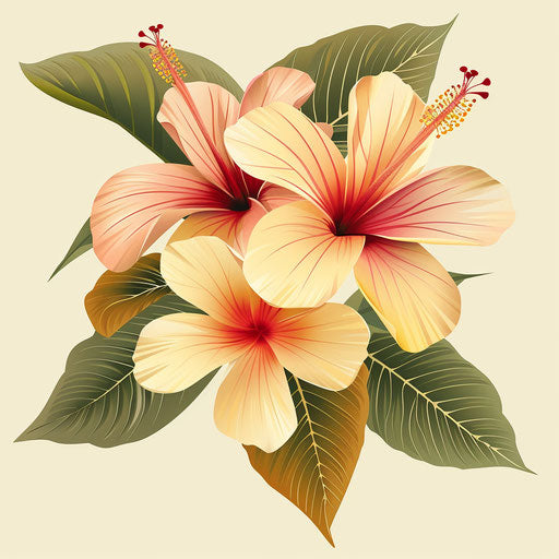 beautiful hawaiian cliparts
