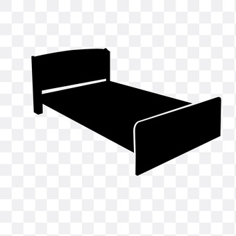 bed silhouette cliparts