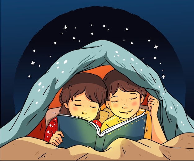 Bedtime Story Cartoon Images - Free Download on clipart library