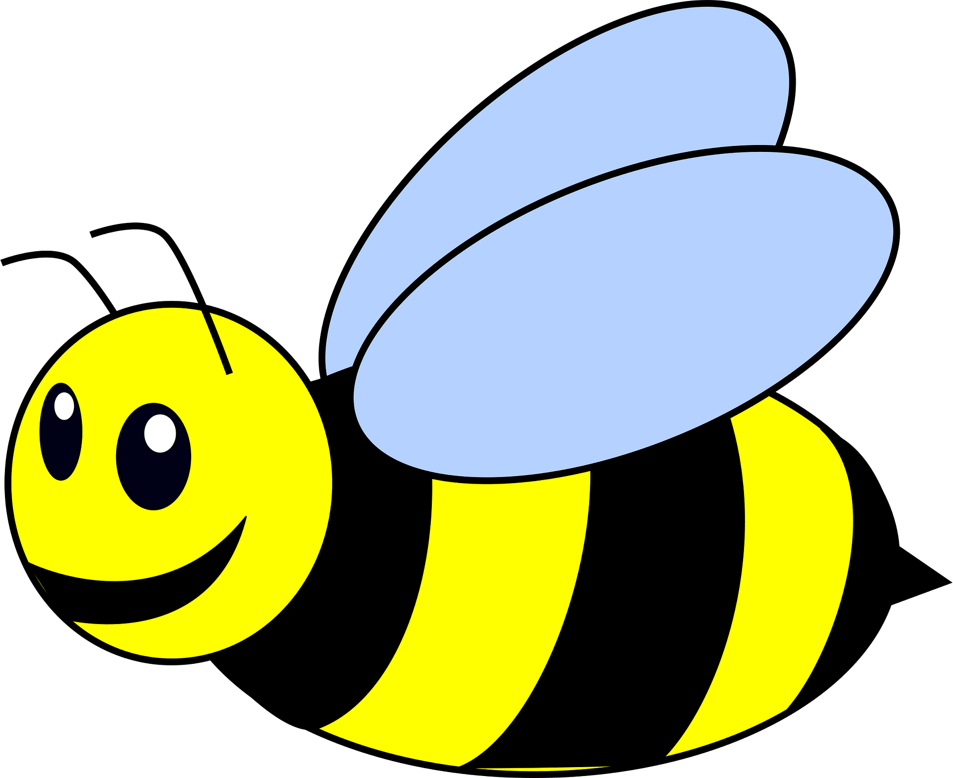 bee clipart transparent background