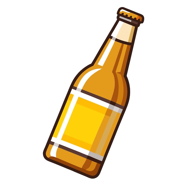 Bottle of beer clipart vector art and illustration | Premium AI ...