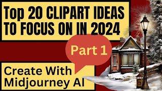 Top 20 Clipart Ideas To Focus On In 2024 | Part 1 | Create With Midjourney  AI