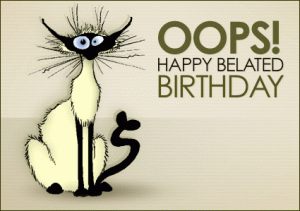 belated birthday clipart