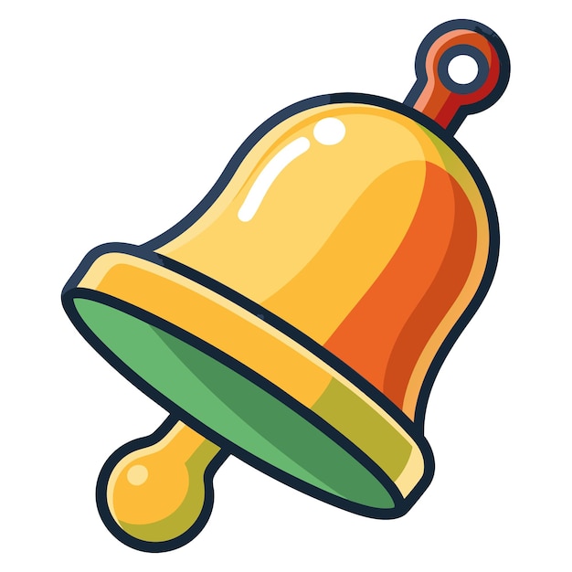 Hand bell clipart vector art and illustration | Premium AI ...