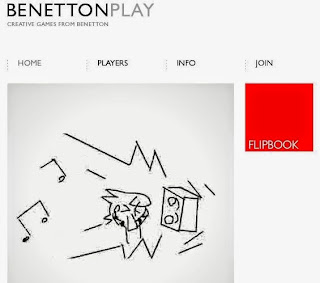 benetton play flipbook