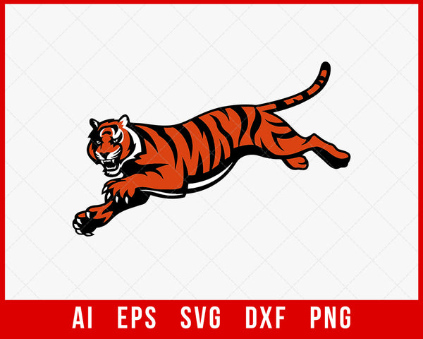 Tigers Clipart Silhouette Bengals SVG | Creative Design Maker ...