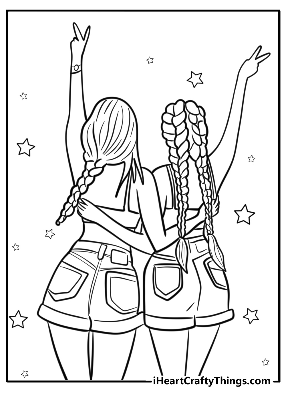 Best Friends Coloring Pages For Kids Best Friends Coloring Pages For Kids